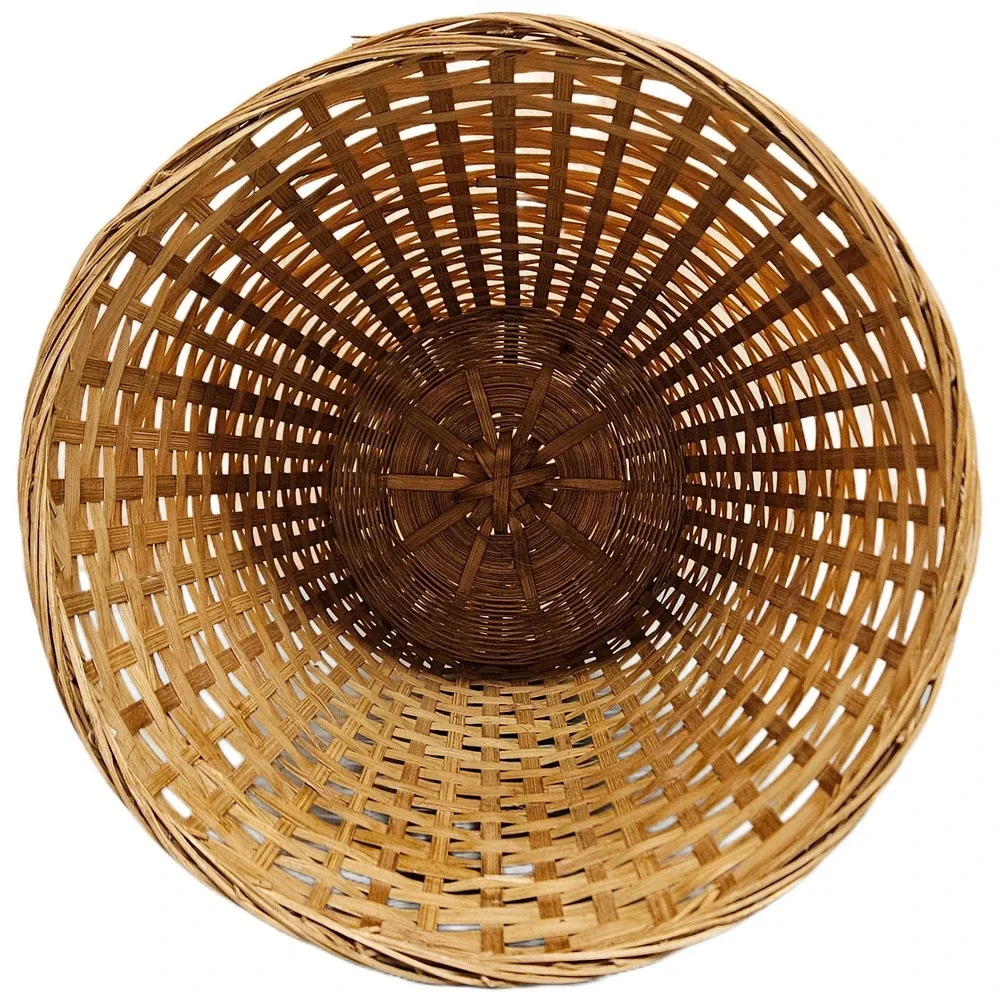 Set of‎ 3 Woven Baskets Natural Bamboo Seagrass Storage/Waste Baskets Pot Covers